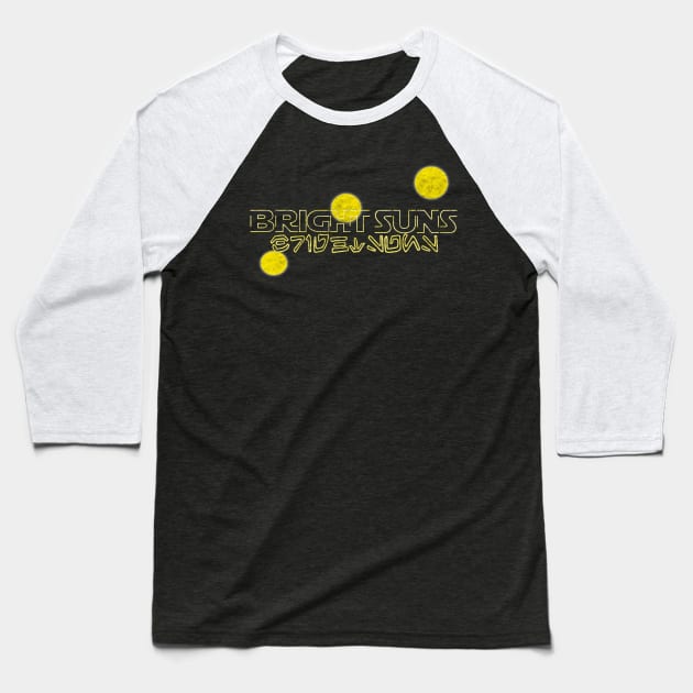 Bright Suns Baseball T-Shirt by PrinceHans Designs